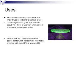 Uranium trioxide (uo3) is an orange powder and has been used in the manufacture of fiestaware plates. Uranium By Konrad Poker Ppt Video Online Download