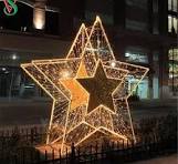 Large Outdoor Waterproof Christmas Decoration 3D Star LED ...