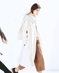 Krem Rengi Kadin Zara Yeni Sezon Kaban Mont Ceket Zara 2015 Sonbahar Kis Ceket Mont Kaban Modelleri Moda Moda Stilleri Mont