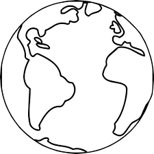 These alphabet coloring sheets will help little ones identify uppercase and lowercase versions of each letter. Earth Globe World Coloring Page Earth Coloring Pages Earth Globe Earth Drawings