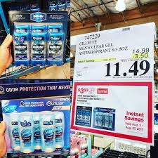 3 50 Off Gillette And Secretdeodorant Deodorant Only 11 59 For Men S And 10 49 For Women S Costco Costcodeals Antiperspira Costco Deals Gillette Odor