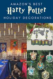 The Best Harry Potter Holiday Decorations From Amazon Rogue Ginger Adventures Harry Potter Christmas Decorations Harry Potter Ornaments Harry Potter Christmas Ornaments