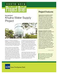The most common source of drinking water in malaysia is tap water, bottled drinking water as well as bottled mineral water. Bangladesh Khulna Water Supply Project Asian Development Bank