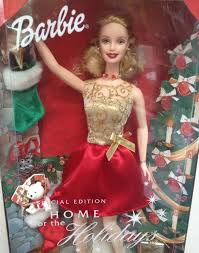 Barbie Home For The Holidays Doll 2001 Mattel Target Special Edititon 52834 Nib Christmas Barbie Barbie Barbie Dolls
