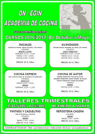 Cursos inem 2020 sociosanitarios, realiza nuestros cursos para conseguir trabajo o mejorar en tu profesión. Academia De Cocina On Egin Home Facebook
