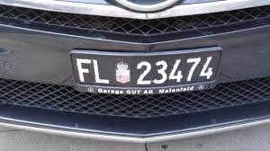 Liechtenstein (fürstentum liechtenstein) hauptstadt : Liechtenstein Nummernschild Liechtensteinpics