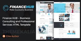 Finance Hub Business Consulting And Professional Services Html Template Consulting Business Coaching Business Finance