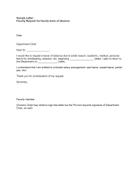 Professors might not open mail sent from luckydogpig@thepound.com. Sample Letter Faculty Request For Faculty Leave Of Absence Date