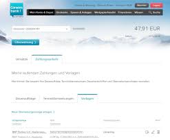 Uberweisungsvorlage Verwalten Consorsbank Wissenscommunity