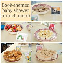 Book Themed Baby Shower Brunch Storybook Baby Shower Baby Shower Brunch Baby Shower Brunch Menu