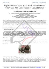 Padovano and salem now seek reconsideration of those parts of the december 13, 2004 order directing salem and. Pdf Experimental Study On Solid Block Masonry Prism With Varies Mix Combination Of Cement Mortar Mohana Ram Academia Edu