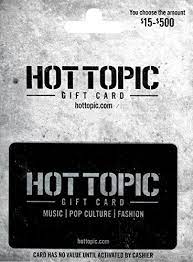 (happy card gift cards cannot be reloaded with additional money). Amazon Com Hot Topic 25 Gift Card Gift Cards