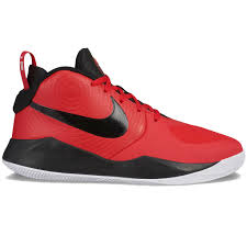 Nike Team Hustle D9 Grade School Kids Basketball Shoes