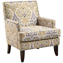 Charlie Jakarta Gray Yellow Track Arm Club Chair 85v38 Lamps Plus Yellow Accent Chairs Accent Chairs For Living Room Living Room Chairs