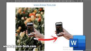 كيفية حذف خلفية الصورة بإستعمال برنامج وورد electronic products words pictures