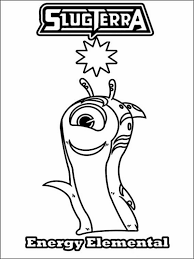 It is an elemental slug with great unknown powers that coul… Slugterra Colouring 15