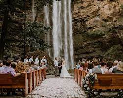 Amazing Outdoor Wedding Venue Waterfall At Toccoa Falls Georgia Outdoor Wedding Venues Waterfall Wedding Best Wedding Venues