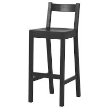Nordviken Bar Stool With Backrest Black Width 15 3 4 Learn More Ikea In 2020 Bar Stools Stool Comfy Bar Stools