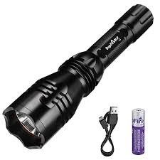 Amazon Com Supfire Led Rechargeable Flashlight Cree Led Water Resistant Tactical Torch Lotus Head Defense Tactic Tactical Torches Tactical Flashlight Cree Led