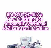 RONMACK RM-NST-XZ-SLW New Multifunction Automatic Waistband and Collar  Attach Overlock Machine