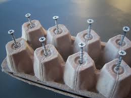 How To Spray Paint Screw Nail Heads To Match Your Painted Furniture Makeovers Genius Painted Night Stands Silver Spray Paint Office Furniture Modern