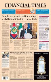 The first few pages of the ft contain the most significant stories from across the globe for the day. Financial Times Front Page 4th Of February 2021 Tomorrow S Papers Today