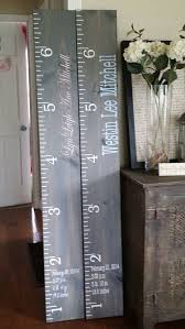 Wooden Height Chart Kids Height Chart Nursery By