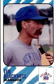 1991 Columbia Mets Play II #1 Tim Blackwell Cl Cajon California CA Baseball  Card