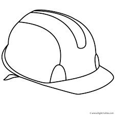 Birthday hat coloring page birthday coloring pages are available for children of all ages on our website. Hard Hat Coloring Page Labor Day
