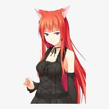 Your red hair girl stock images are ready. Clip Black And White Library Cute Nekos For All Girls Red Hair Anime Girl With Ears Transparent Png 490x745 Free Download On Nicepng