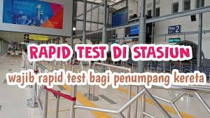 Rapid Test Di Stasiun Pasar Senen Jakarta Persiapan Pulang Semarang Youtube