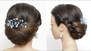 Take some hair styling products, add a youtube tutorial and a bit of patience, and here you have a cute bun to stand out from the crowd. Elegant Wedding Prom Updo Tutorial Formal Hairstyles Youtube
