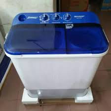 Mesin cuci 2 tabung merupakan mesin cuci yang dioperasikan secara semi otomatis. Promo Mesin Cuci Sharp Type Es T75nt 7kg Free Ongkir Jakarta Depok Lazada Indonesia