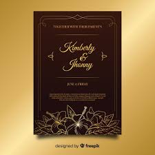 Choose from our selection of beautiful layouts to create an browse our library of beautiful and elegant wedding invitation layouts to find the perfect invitation for your special day. Free Vector Wedding Card Template