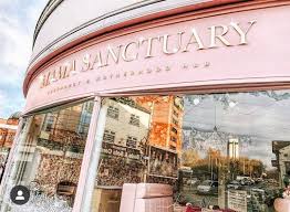 Get salon prices, coupons, hours and more. The Mama Sanctuary Salon With Free Childcare Pink Salon Salon Design Hair And Beauty Salon