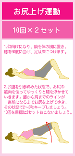 ヒップリフトでお尻の筋トレ 痩せる 運動 ダイエット 腹 スリムなボディ