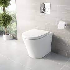 A toilet hung against the wall occupies zero floor space. Options For Back To Wall Toilets Victoriaplum Com