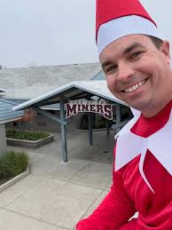 Joe Miner is ready for Halloween! 🎃 We hope you enjoyed your free candy!  🍬 #MinerPride