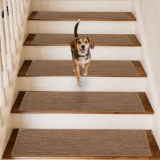 Amazon.com: GROWLING Linen Stair Treads for Wooden Steps Indoor 36x9 inch,  15pcs Upgraded Self Adhesive Backing Non Slip Stair Carpets, Peel and Stick  Stair Runner Rugs, Reusable Staircase Step Treads(Brown) : Tools