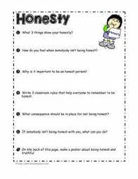 Select grade preschool kindergarten 1st grade 2nd grade 3rd grade 4th grade 5th grade. Honesty Worksheet Honesty Lesson Therapy Worksheets Character Education Lessons
