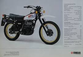 Yamaha Xt 500 Prospekt Von 1986 Fahrwerk Yamaha Motor Motorrad
