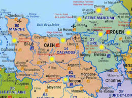 Carte Normandie Normandie Carte Carte Cherbourg