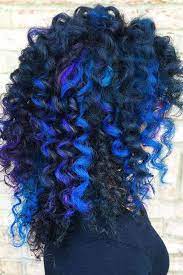 53 Tasteful Blue Black Hair Color Ideas To Try In Any Season Hair Color For Black Hair Blue Black Hair Color Rainbow Hair Color