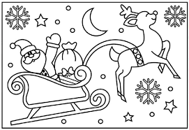 Dibujos Para Colorear De Papa Noel
