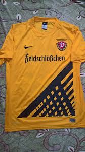 Sg dynamo dresden, also known as sgd, is a german football club, founded in 1953. Dynamo Dresden Home Football Shirt 2014 2015 Sponsored By Feldschlosschen