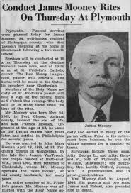 Obituary for James Mooney (Aged 84)