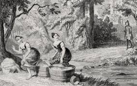 Washerwomen Disturbed By Waverley Illustration From Waverley By Sir Walter Scott 1842 George Cruikshank Buy Original Art Buy Artwork Illustration