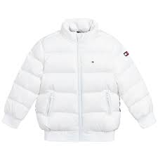 Nos doudounes pour femme iconiques sont essentielles pour affronter les mois d'hiver les plus rudes. Tommy Hilfiger Doudoune Blanche En Duvet A Logo Childrensalon Outlet
