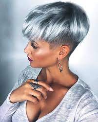 Pin By Enri On Hair We Go Again Short Silver Hair Short Grey Hair Silver Hair Color