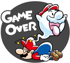 Any person who has breathing compromised and has been immersed in water can be said to have drowned. Game Over Super Mario Wiki The Mario Encyclopedia